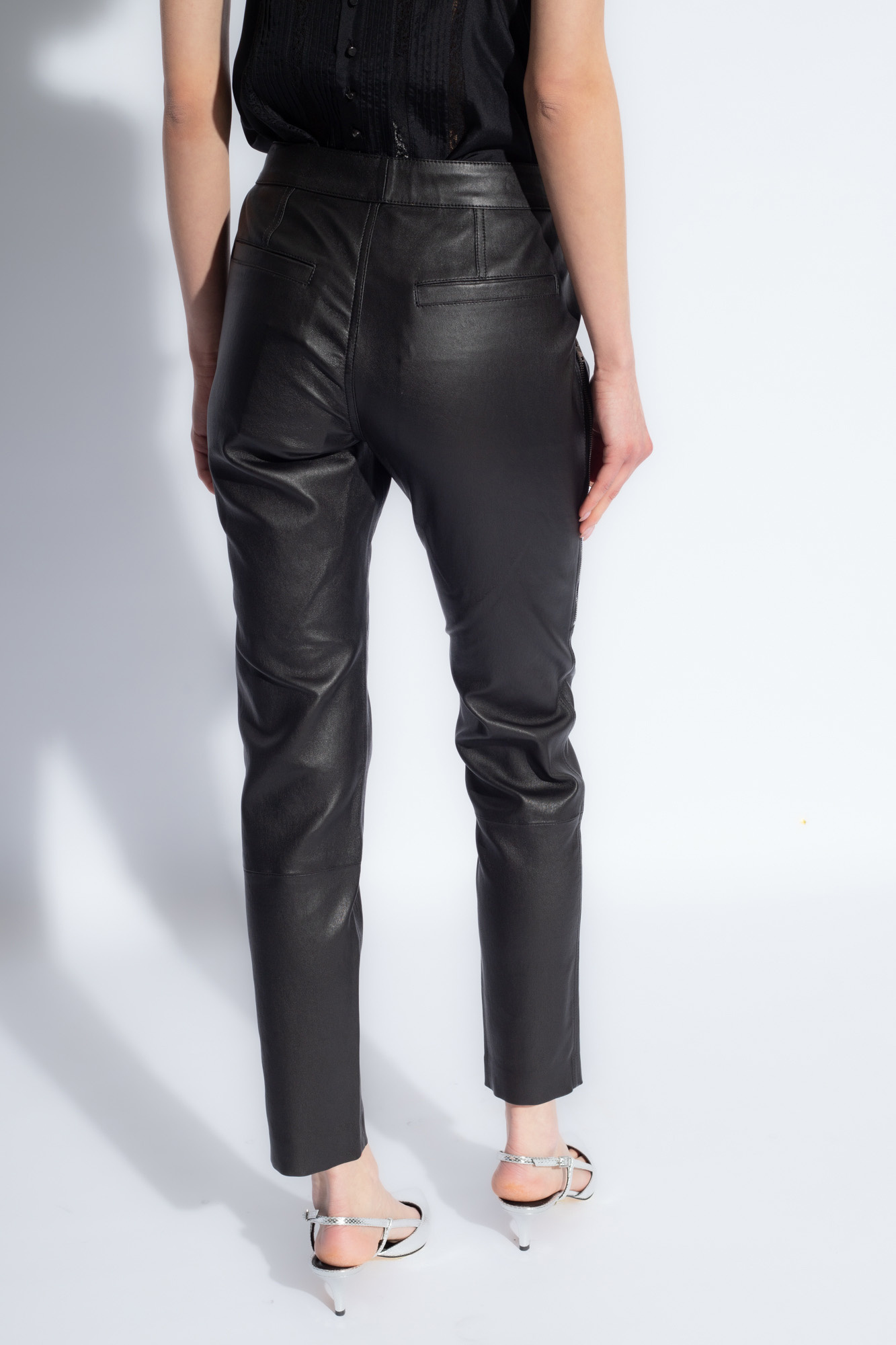 Isabel marant discount henley leather trousers